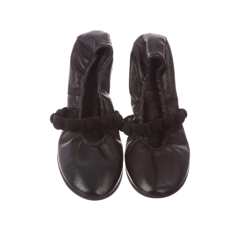 Brand New Moncler Black Ballet Flats - Size 7 US